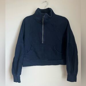 Scuba Oversized Funnel-Neck Half Zip
